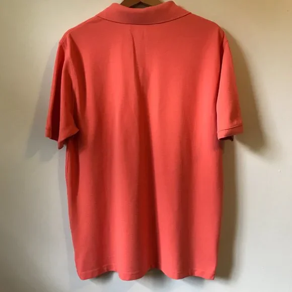 St. John’s Bay Heritage Polo, Classic, Salmon, Size L - Picture 2 of 7